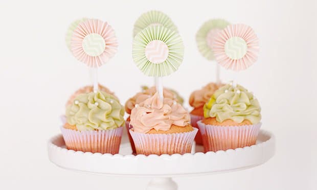 cupcake para lembrancinha de cha de bebe