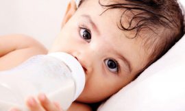 Bebê com alergia ao leite