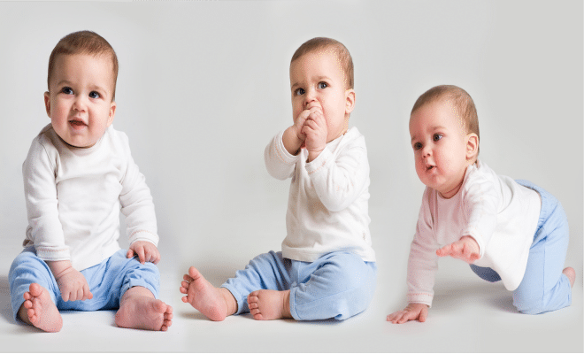 Read more about the article Qual a hora certa do bebê sentar, andar e falar?
