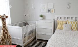 Decoração para quarto de bebê junto com o casal