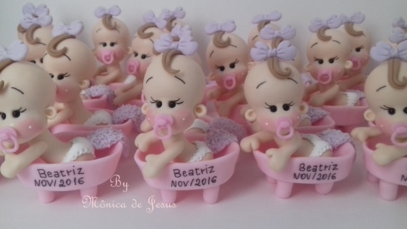 Lembrancinha de maternidade personalizado bebê Lembrancinha de maternidade biscuit bebê