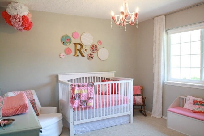 paredes de quarto de bebe decoradas