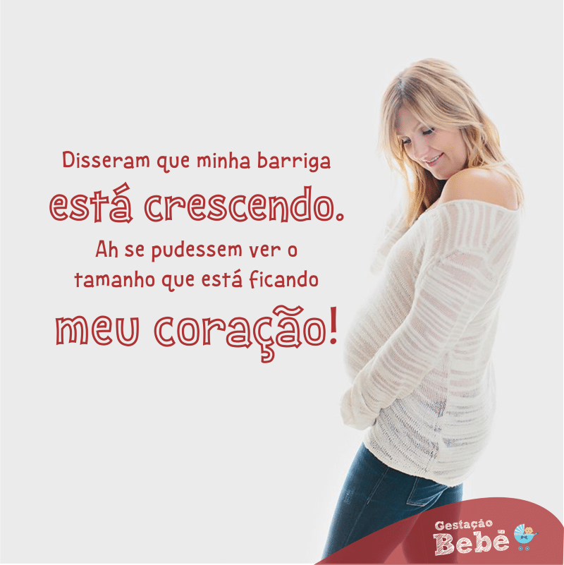 Frases criativas para gestantes