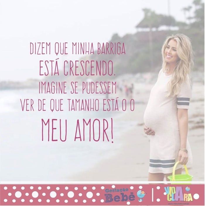 frase gravidez amor