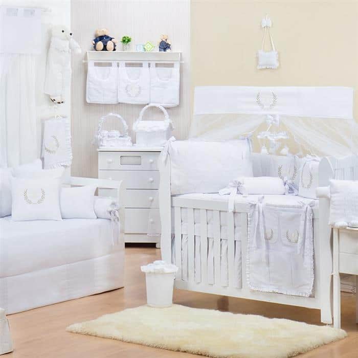 acessorios para quarto de menina branco (Custom)