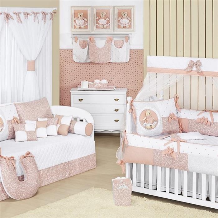 quarto de bebe menina bege (Custom)