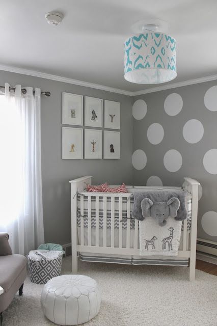  decoração simples de quarto de bebe