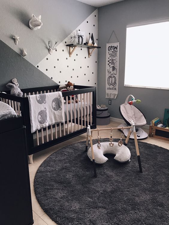 decoração parede quarto bebe