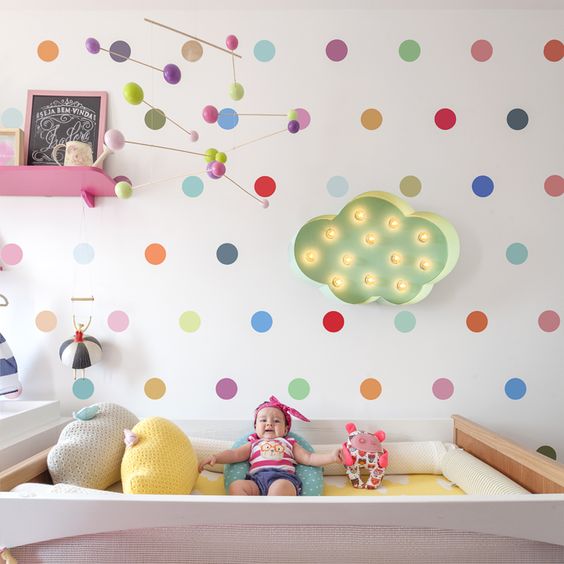 decoração quarto bebê menina