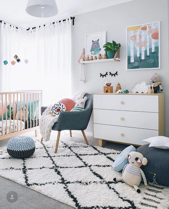  decoração de quarto de bebe com eva