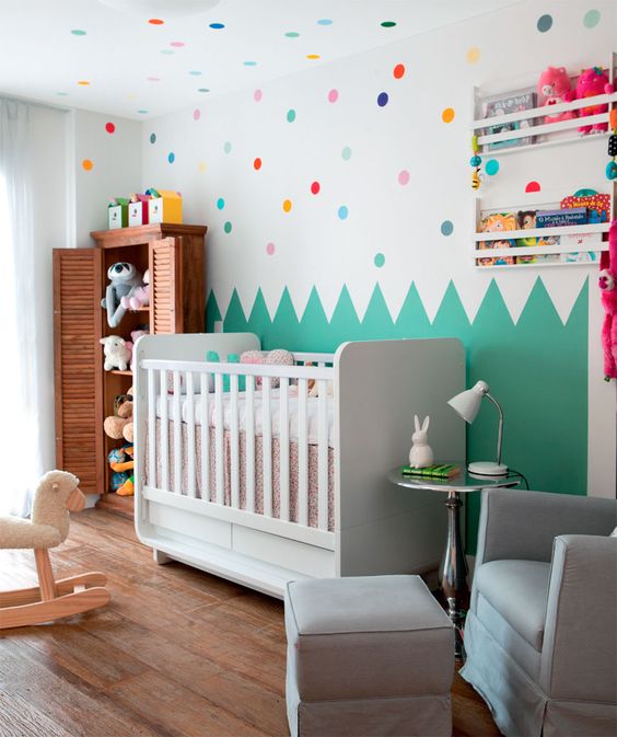 decoração com nichos quarto de bebe