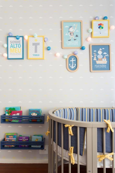 decoração para quarto de bebe menino