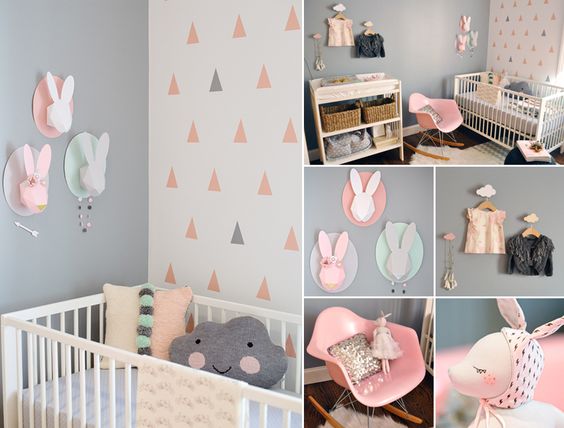 quartos decorados de bebe feminino