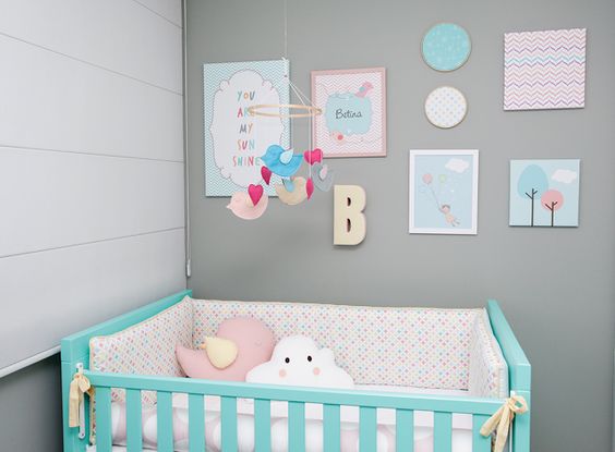 decoração de quarto de bebe simples e barato