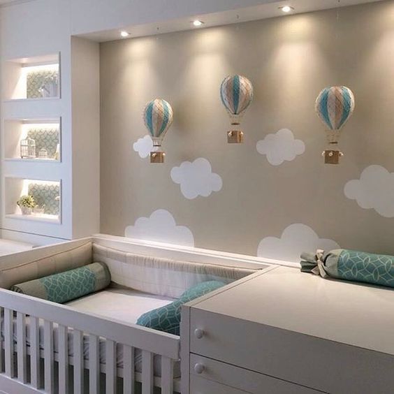 decoração de quarto de bebe pequeno