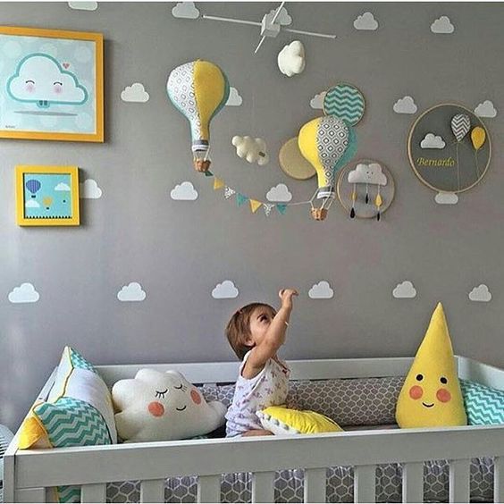 decoração simples para quarto de bebe