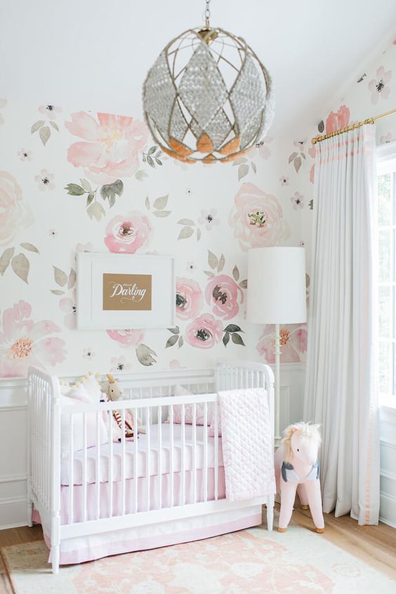 quartos de bebe feminino decorados