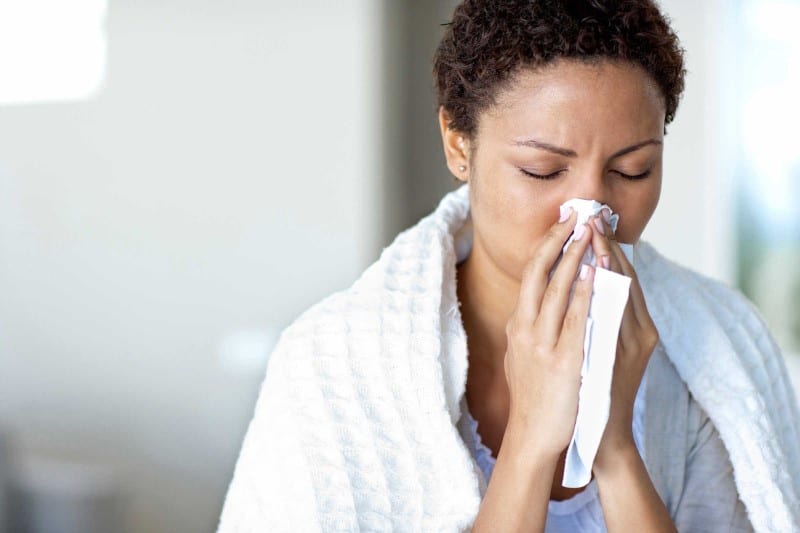 gripe e febre durante a gravidez