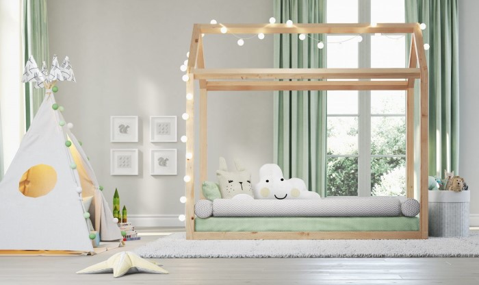 Quarto montessoriano Decoração