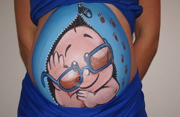  Como fazer pintura na barriga de gravida