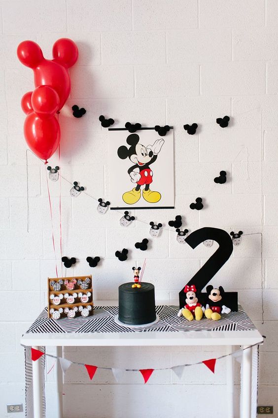 mesversário mickey 