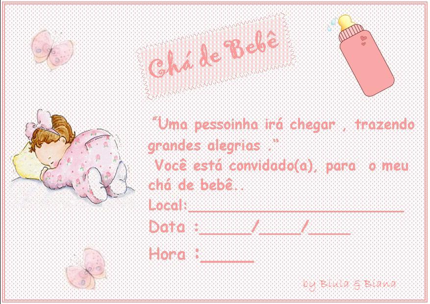 Convite De Chá De Bebê 50 Modelos Criativos