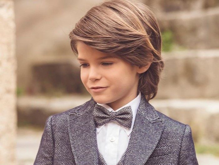 corte de cabelo liso masculino infantil