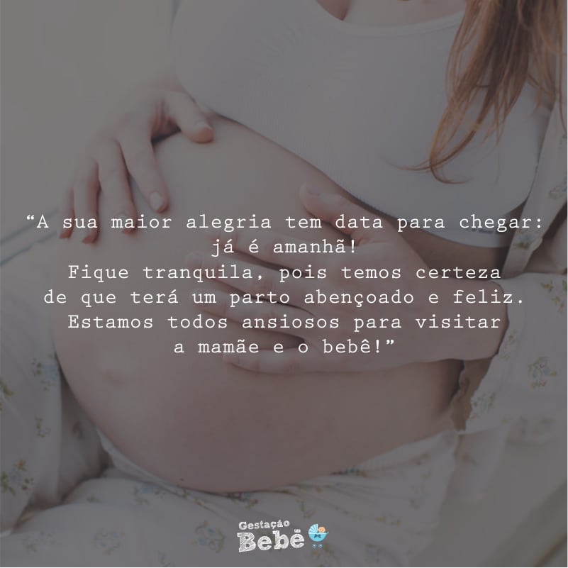 mensagem para futura mamãe