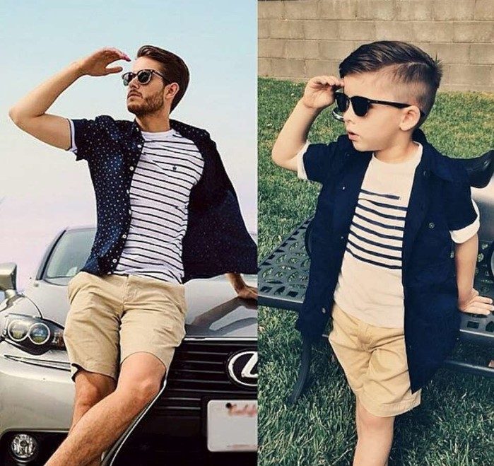 roupas para pai mae e filho iguais