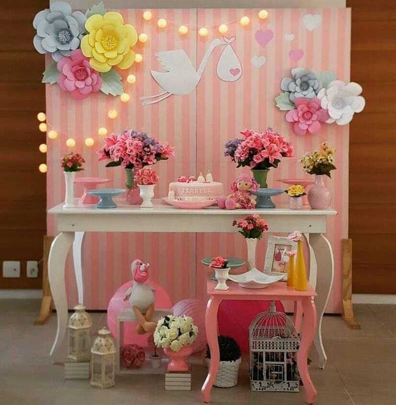 Decoração chá de bebê faça você mesmo