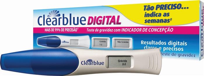 Qual o valor do teste de gravidez clearblue