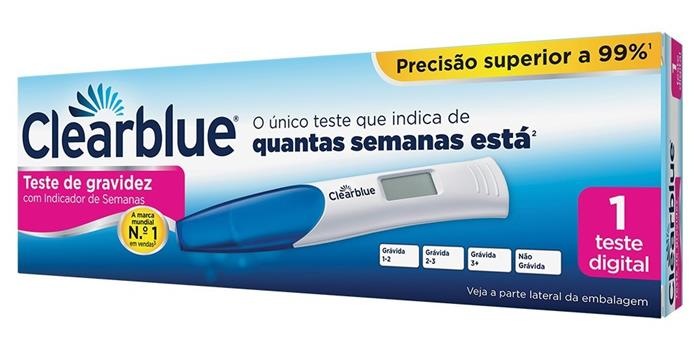 teste de gravidez clearblue