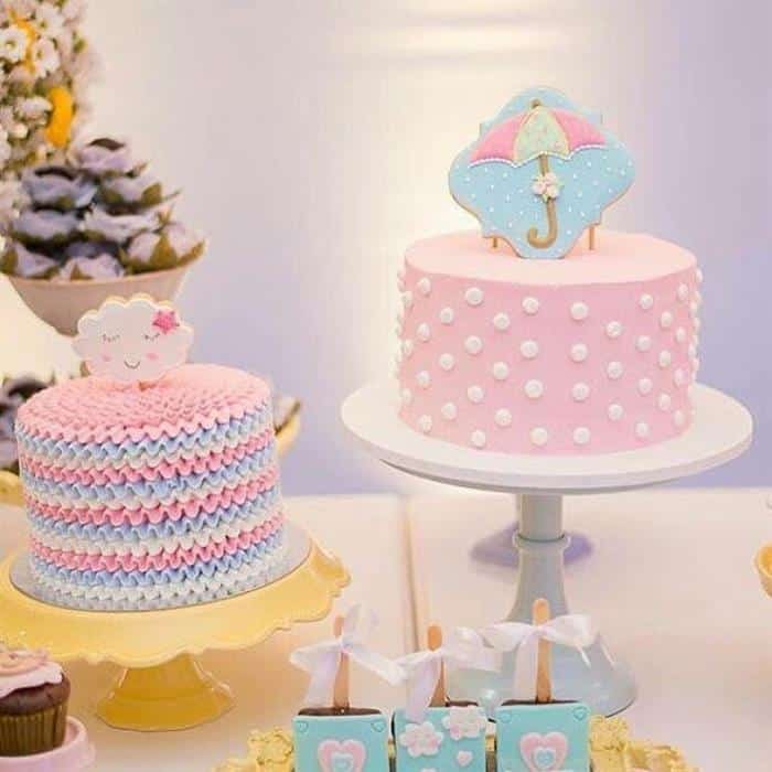 tema de cha de bebe chuva de amor