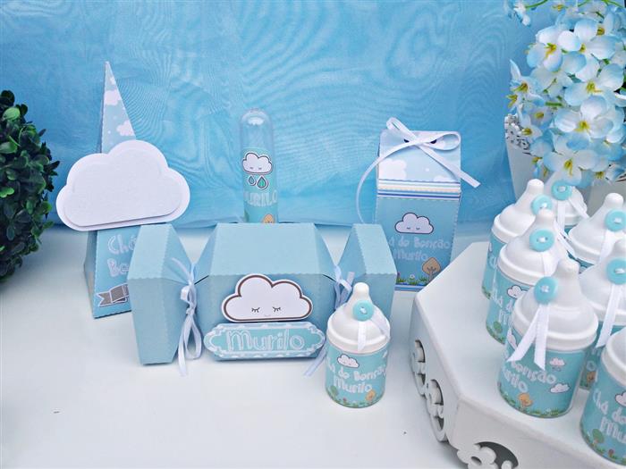 kits personalizados para cha de bebe