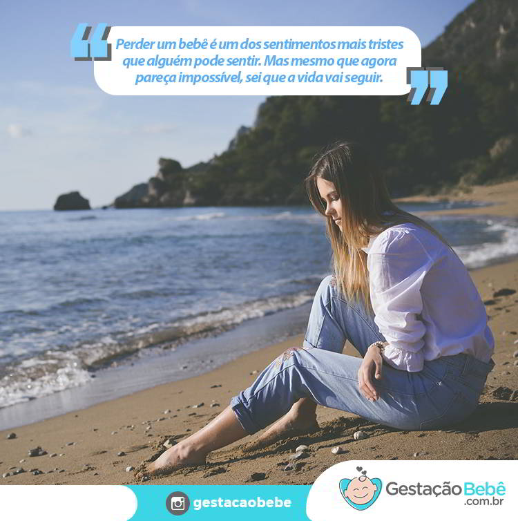 frase sobre perder o bebê