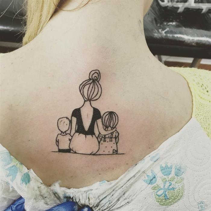 Tatuagens para homenagear filhos gêmeos