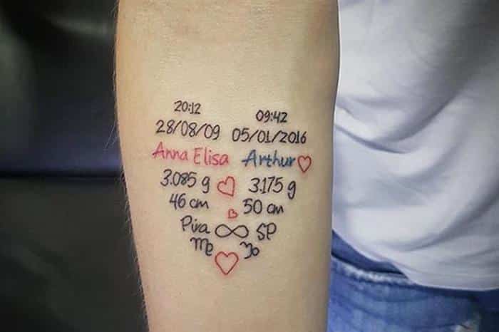 tatoo para filho