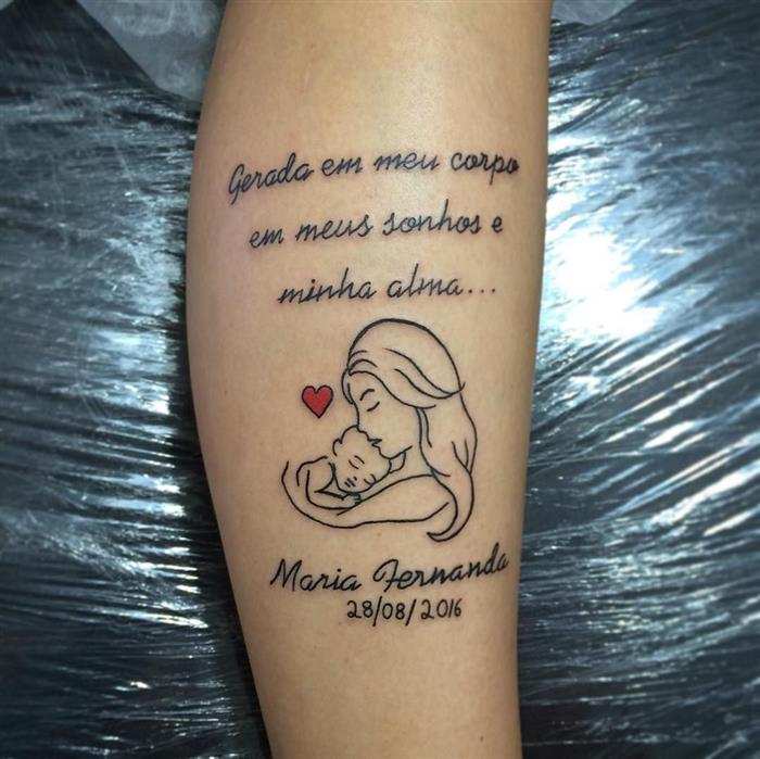 tattoo para homenagem