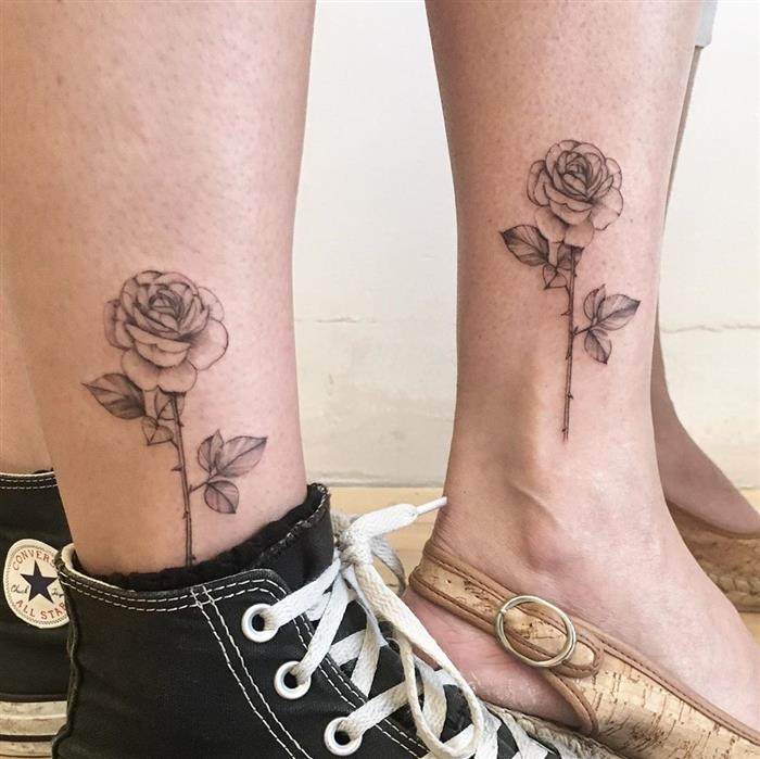 tatuagem de rosas