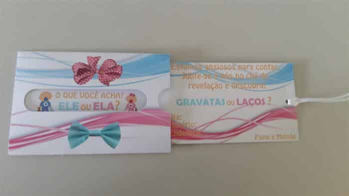 laços ou gravatas