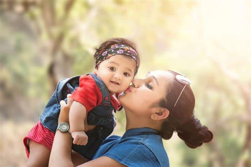 Frases para filha bebê sorrindo