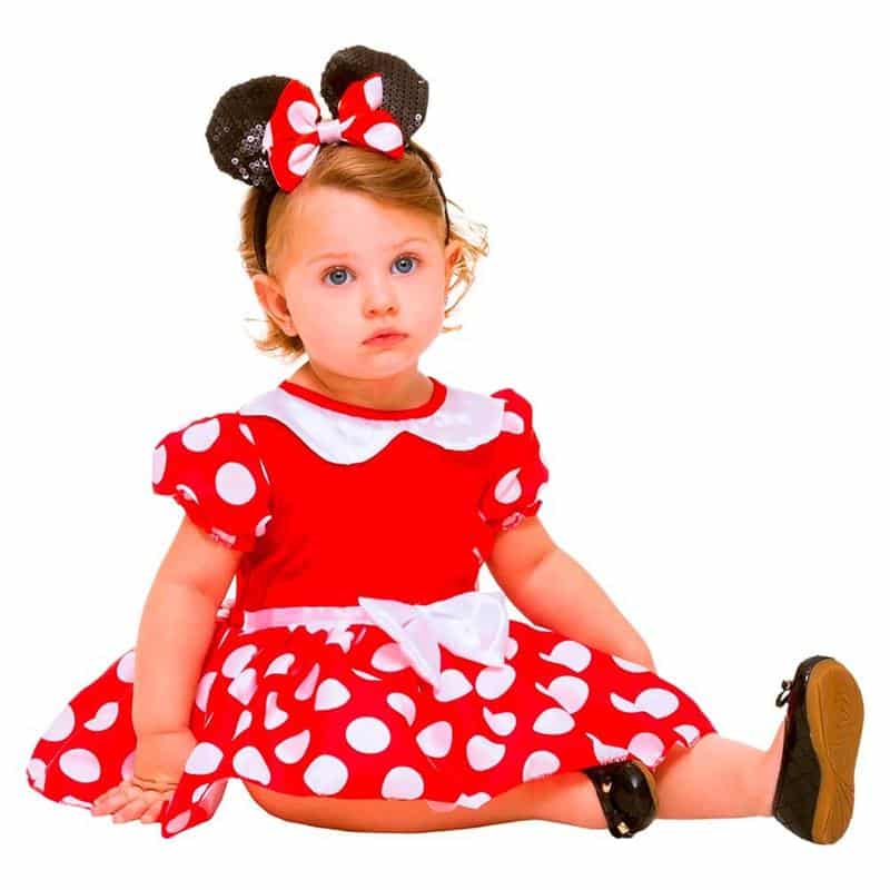 Fantasia da Minnie para Bebê