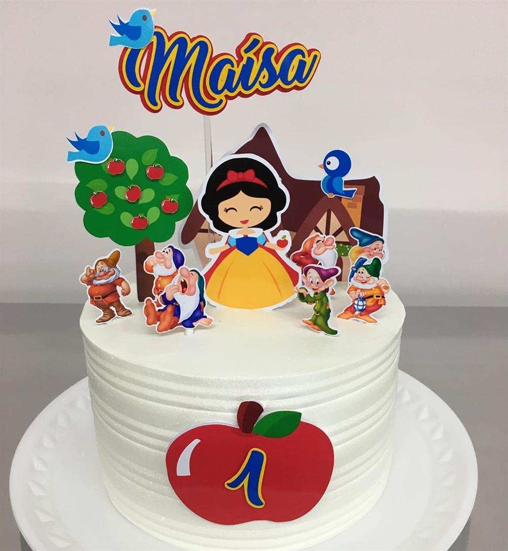 tema branca de neve branco