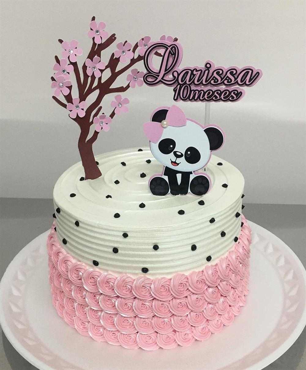 tema pandinha rosa