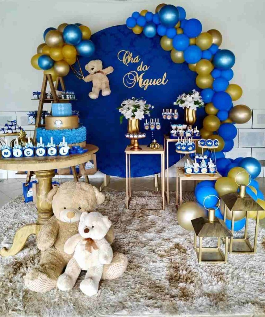 Decoração de chá de fralda: 50 ideias simples e fofas para a festa
