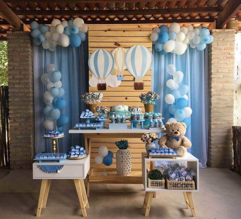 Decoração de chá de fralda: 50 ideias simples e fofas para a festa