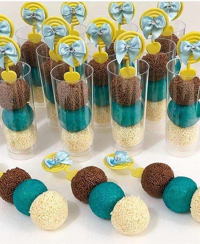 doce no copinho para cha de bebe