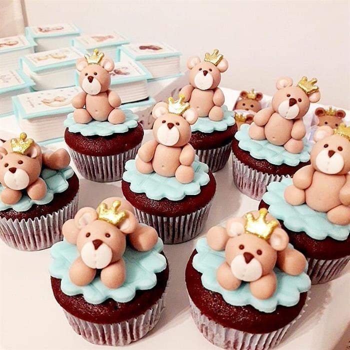 doces cha de bebe tema urso