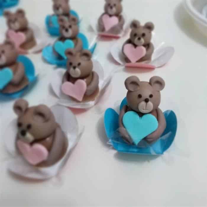 doces para cha de bebe revelação