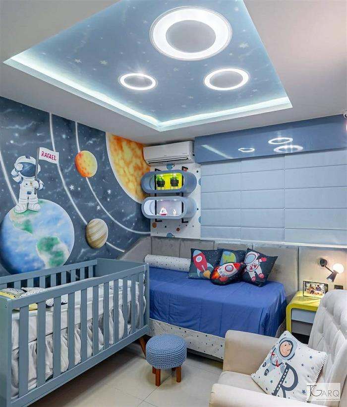 quarto astronauta para bebe